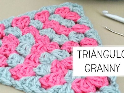 Triángulo Granny a Crochet - PASO A PASO