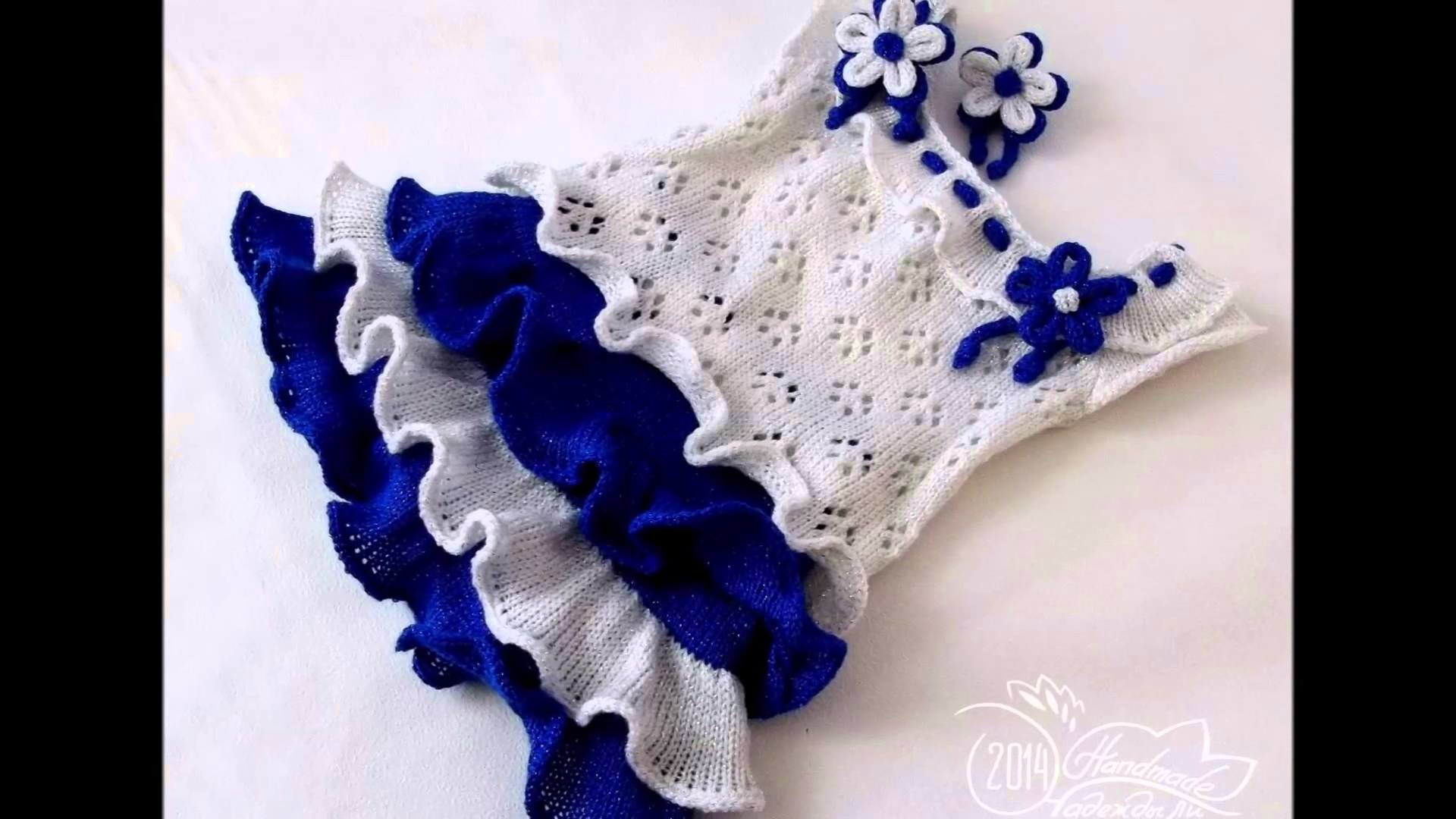 Vestidos de verano tejidos a crochet para niñas