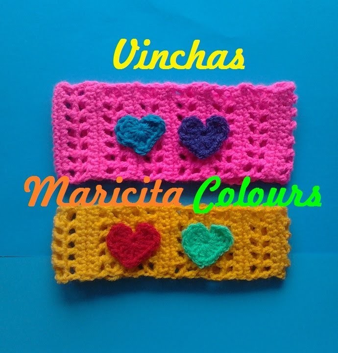 Crochet Tutorial Vincha Bebe Diadema "Valentina" -  Subtitles English & Deutsch
