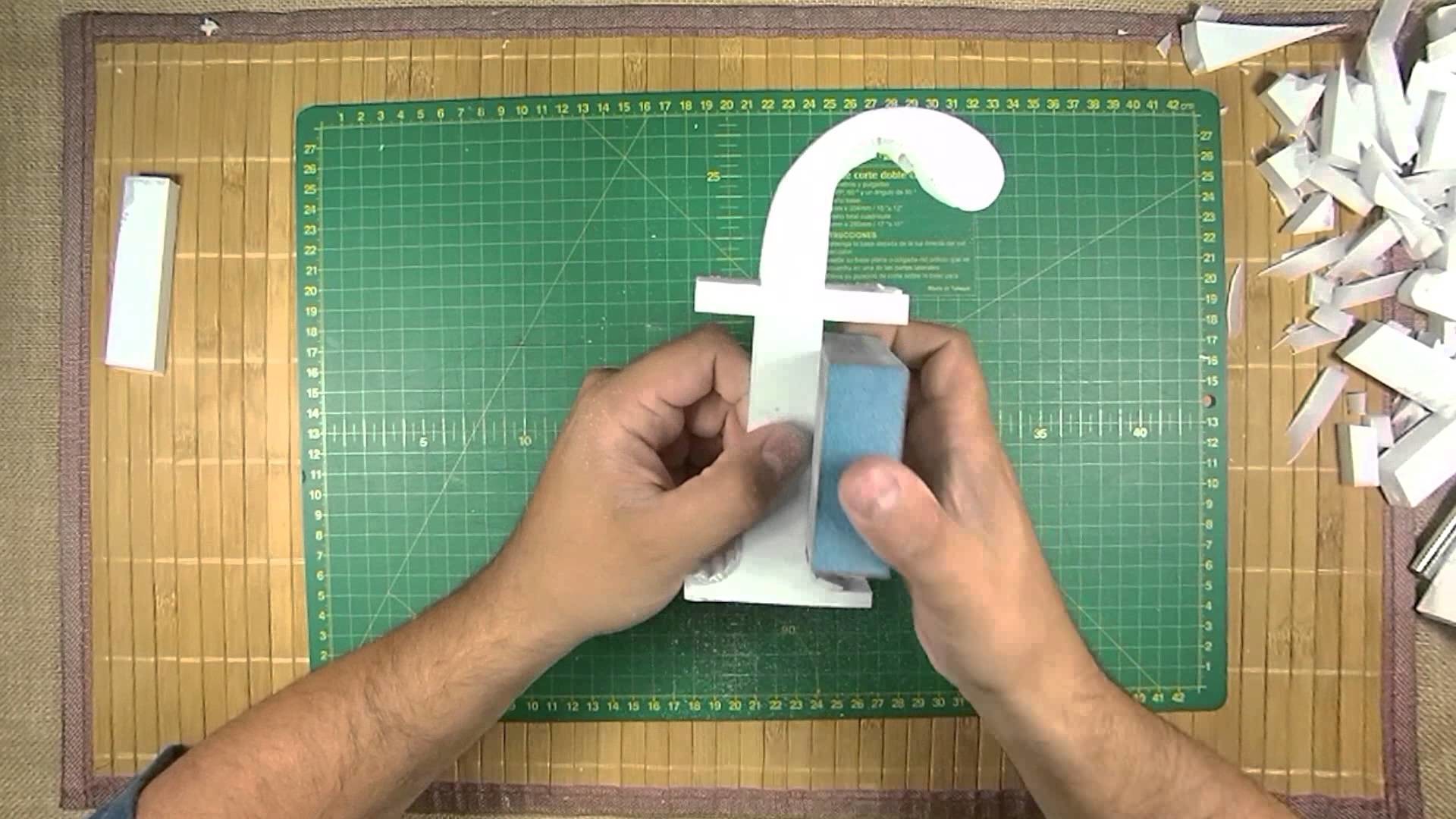 DIY: Tutorial Letra Corporea Decorativa - El invernadero creativo