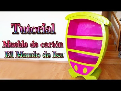 Manualidades: Mueble de cartón para niños, DIY cartoon furniture - YouTube - Isa ❤️