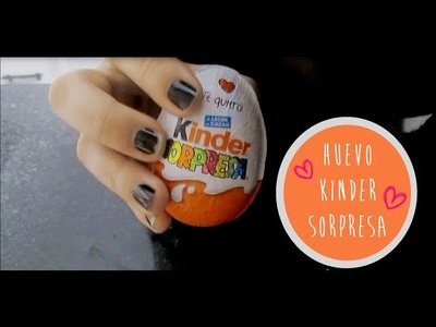 DIY tutorial regalo sorpresa con un huevo kinder ♥