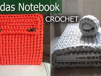 Fundas Notebook - Netbook Tejidas a Crochet ( imagenes y Diseños )