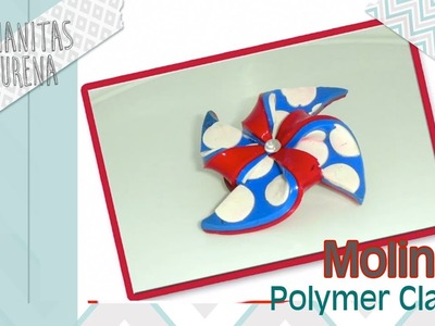 Molino marinero en arcilla polimerica polymer clay miniatura