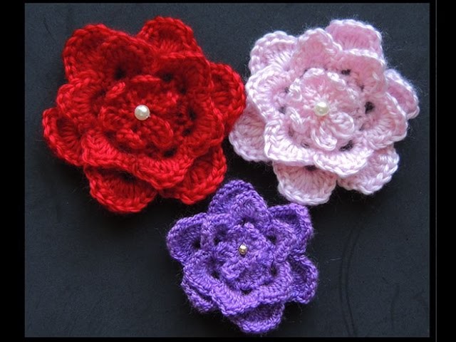 Crochet : Flor # 5