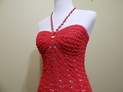 Blusa Coral Crochet parte 3 de 3