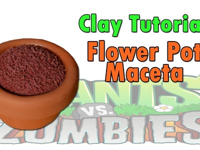 Flower Pot. Maceta Clay Tutorial Polymer clay. Porcelana fria