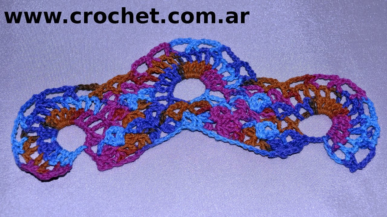 Puntilla N° 51 en tejido crochet tutorial paso a paso.