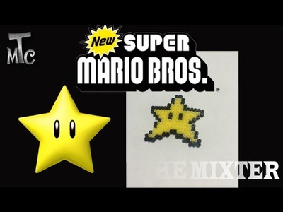 Como Hacer Una Estrella | Llavero Estrella (Super Mario Bros) Con Hama Beads | The Mixter Games