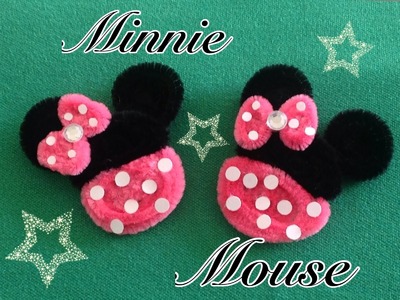 MINNIE MOUSE HECHA CON  LIMPIA PIPAS.- PIPE CLEANERS MINNIE MOUSE . DIY