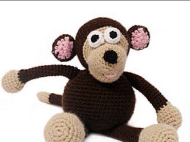 Monos Juguetes de Crochet y Punto, Monos Juguetes Infantiles