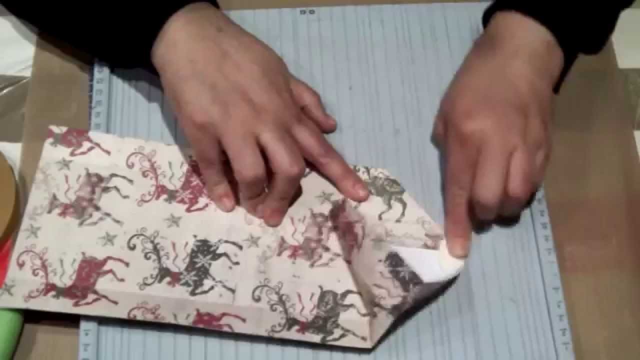 Scrapbook para principiantes: cómo hacer bolsas para regalos.