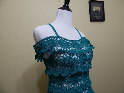 Vestido para Dama Crochet parte 2 de 3