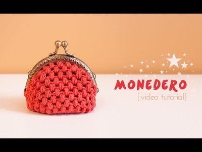 Cómo hacer un monedero de ganchillo con boquilla | How to make a crochet purse