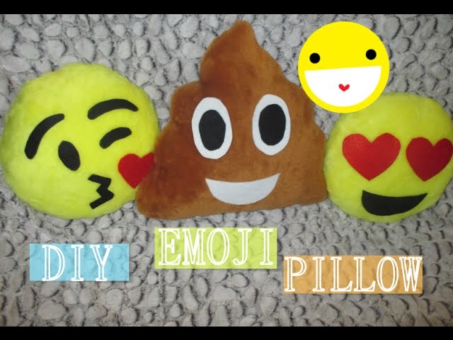 ✂ DIY- Cómo hacer un cojín de emoticonos- Cute emoji pillows (Especial San Valentín).Nerea Iglesias