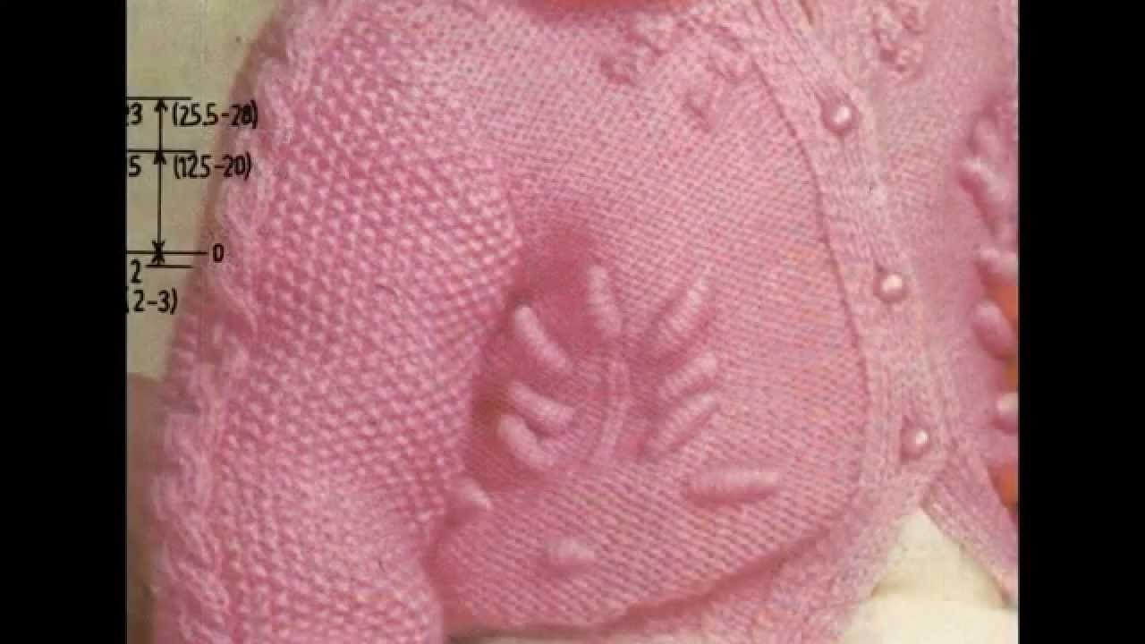 Instrucciones Como Tejer suéter para bebé agujas