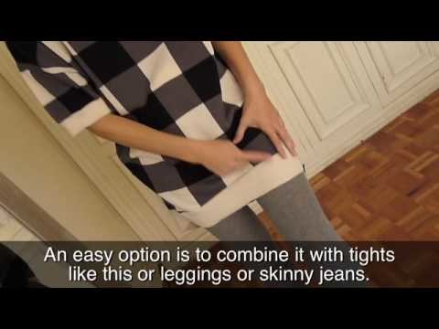Como combinar un maxi jersey. How to combine a maxi sweater