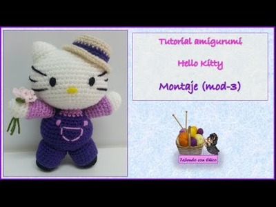 Tutorial amigurumi Hello Kitty - Montaje (mod-3)