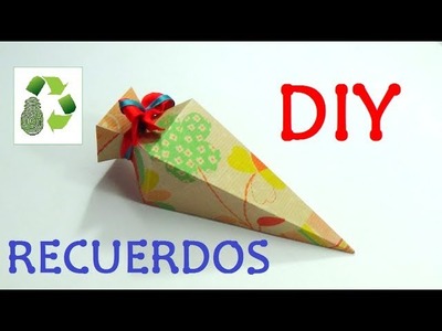102. DIY RECUERDOS (RECICLAJE DE CAJA DE CARTON)