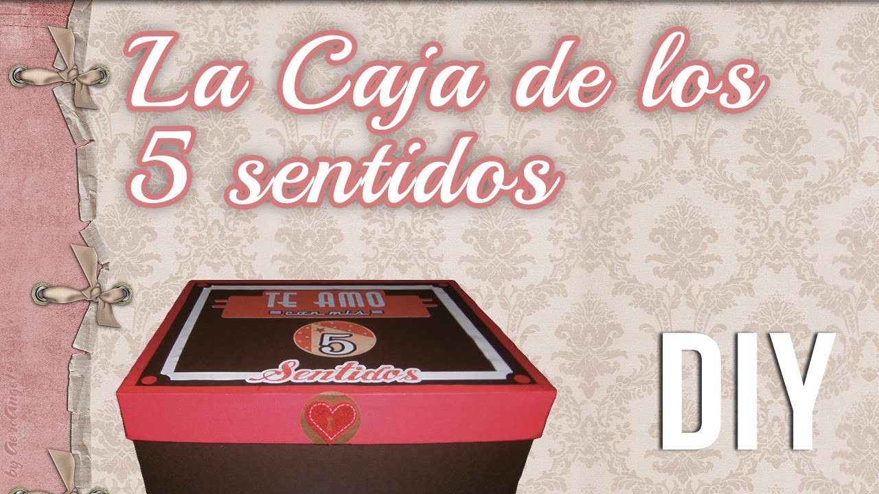 CAJA DE LOS 5 SENTIDOS | regalo San Valentin. Aniversario | Vintage Box
