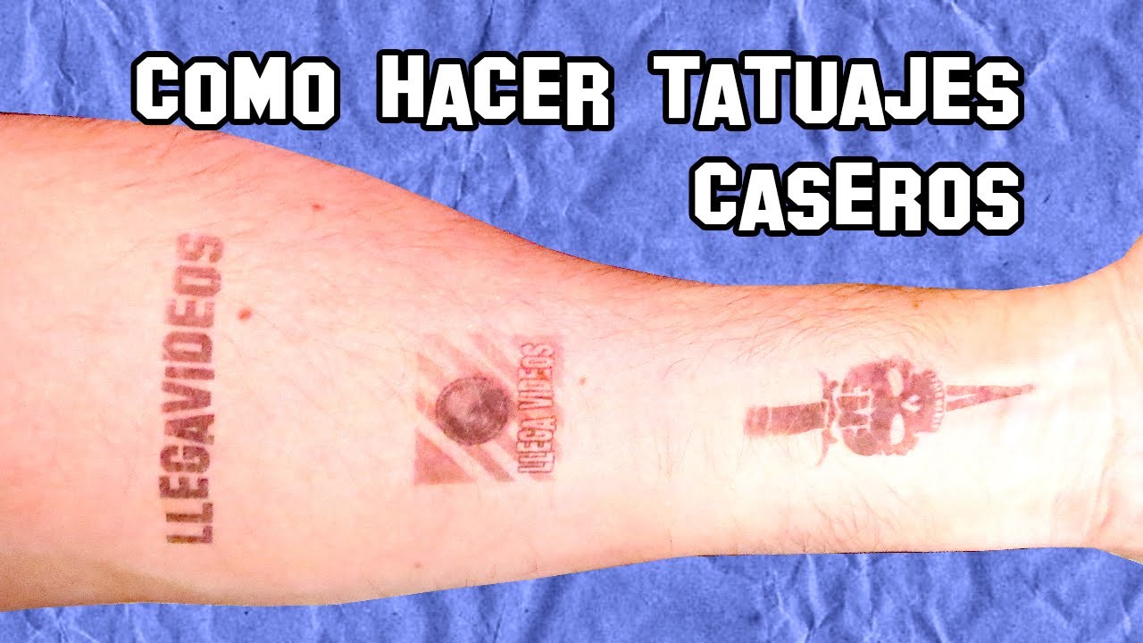 Como Hacer Tatuajes Temporales Caseros | DIY