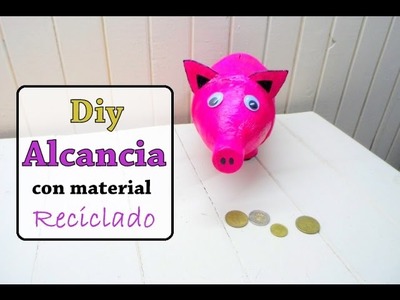Diy:Alcancia de cerdito con material reciclado argentina pig piggy
