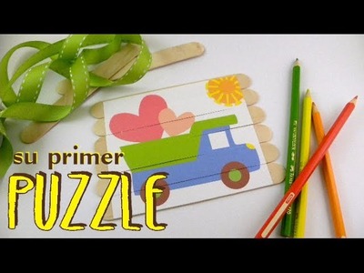 DIY: su primer puzzle - puzzle for babies