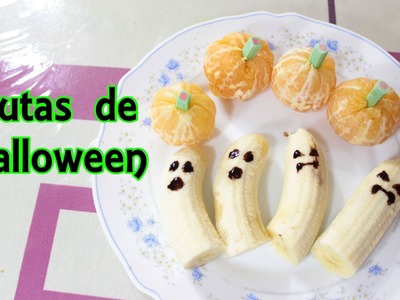 Frutas de Halloween - Recetas de Halloween - Manualidades Fáciles