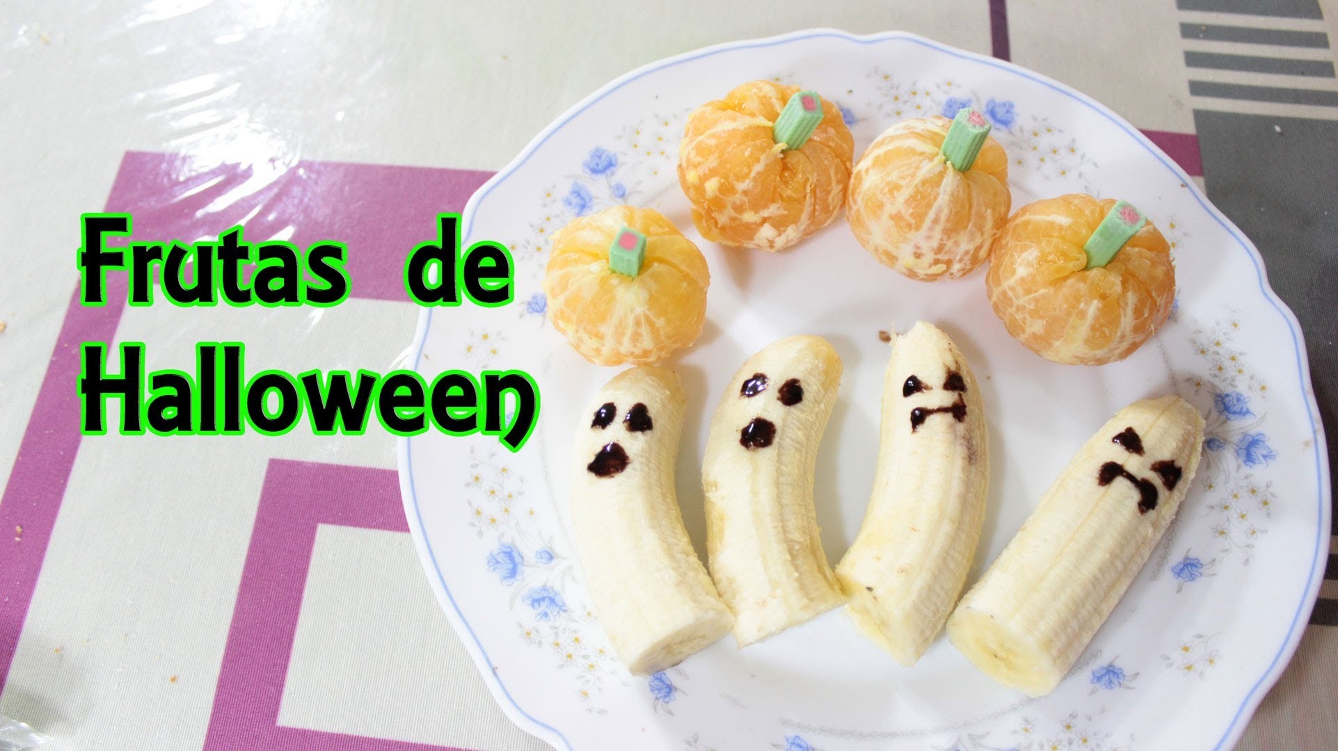 Frutas de Halloween - Recetas de Halloween - Manualidades Fáciles