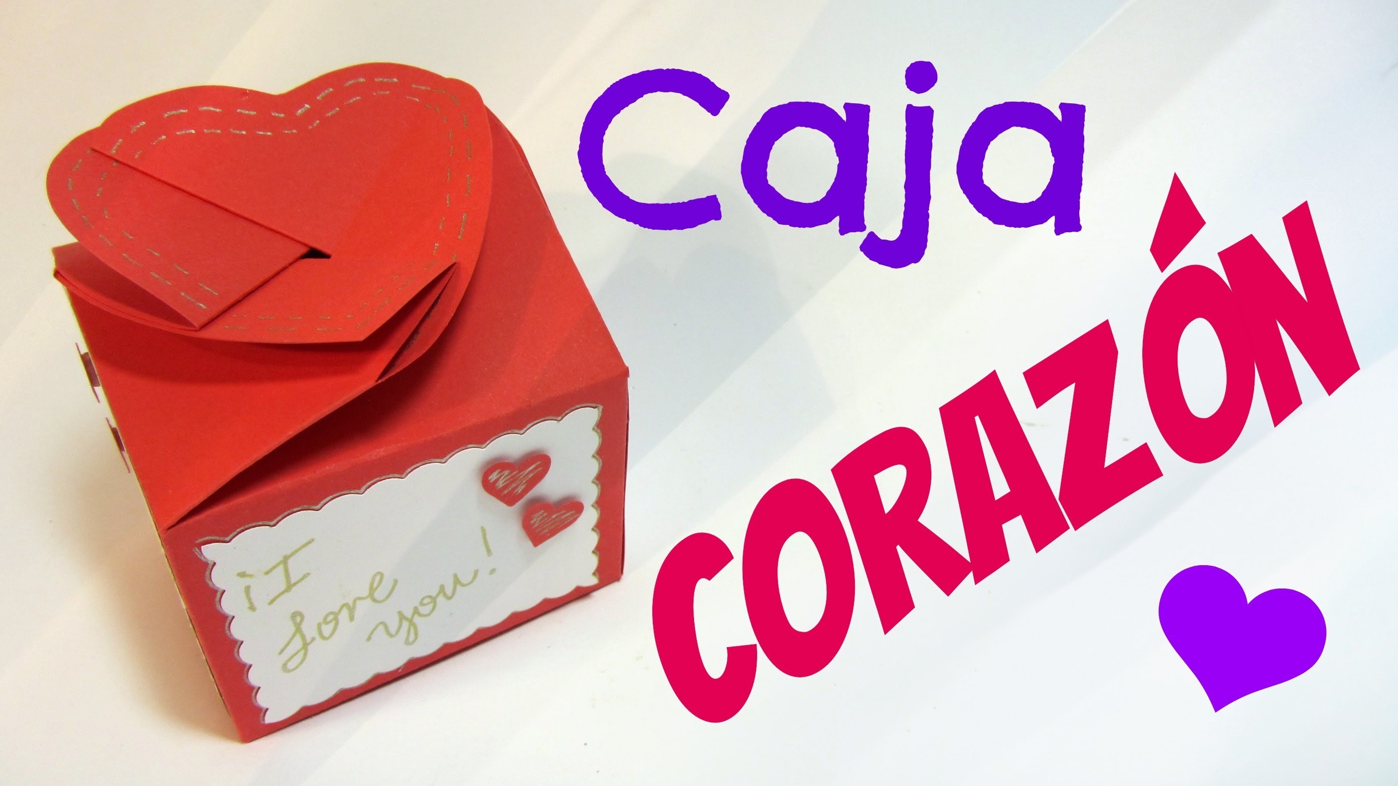 Tutorial: Caja corazón (San Valentín). Heart box.