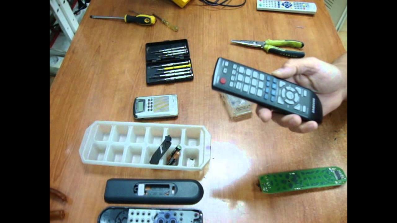 Tutorial. Cómo reparar mandos a distancia de TV DVD Sonido Aire Acondicionado. 
