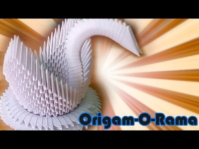 CISNE de 400 piezas (#origami3D)