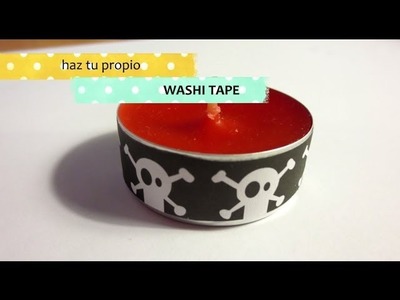Cómo hacer tu propio washi tape