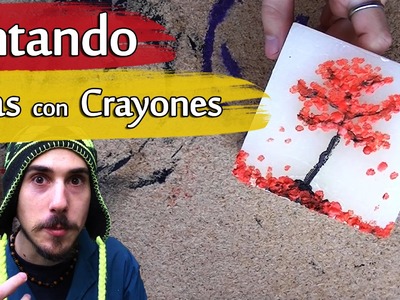Cómo pintar Velas con Crayones