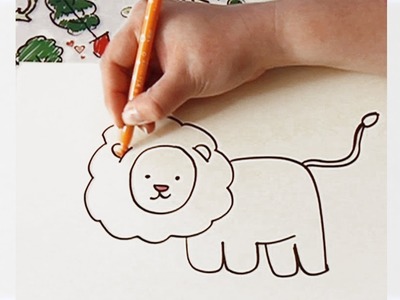 Dibuja un león - Aprende a dibujar