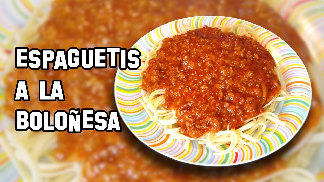 Recetas de Cocina | Como Hacer Espaguetis a la Boloñesa