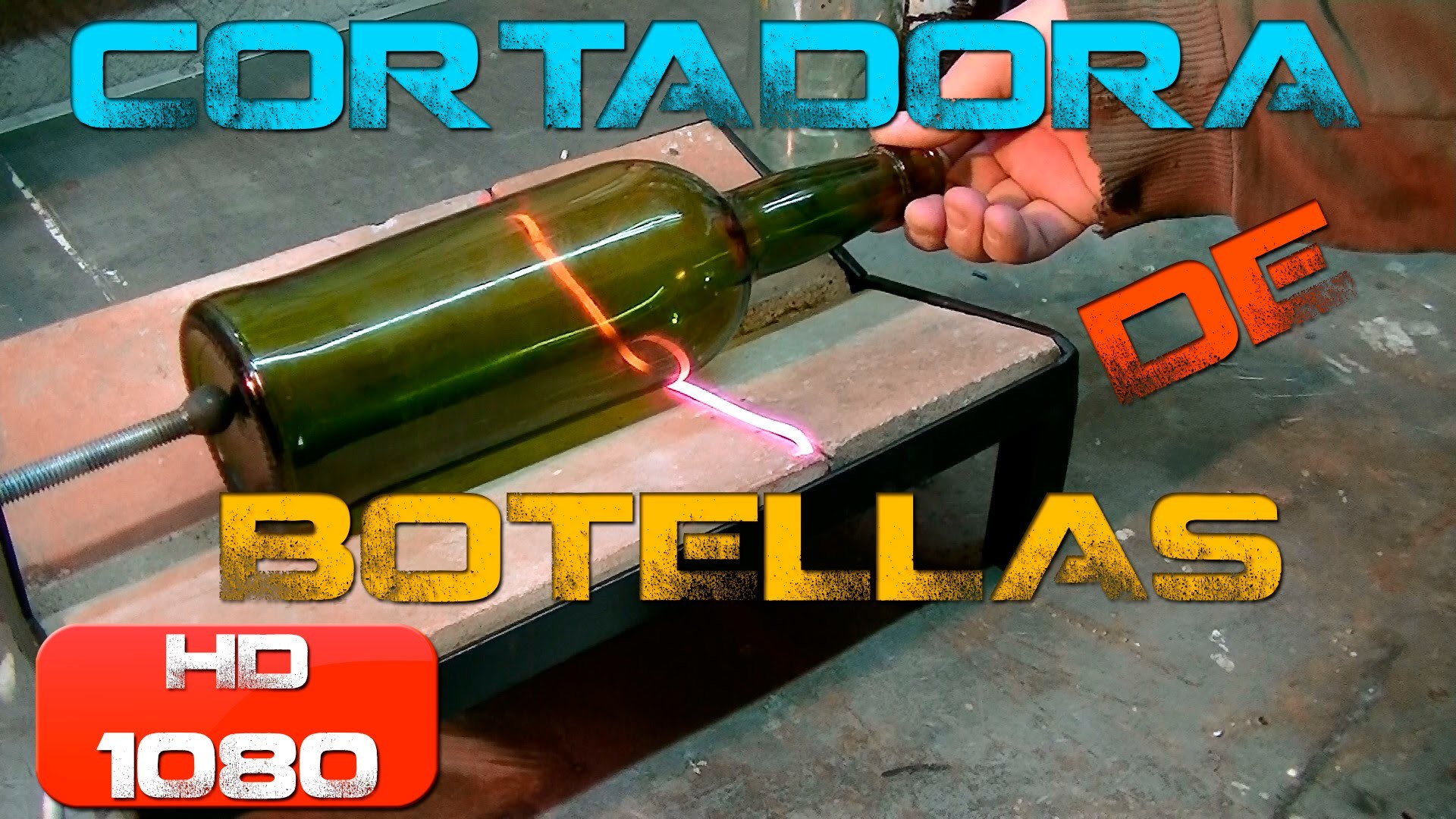 Tutorial - Cortadora de botellas, homemade bottle cutter