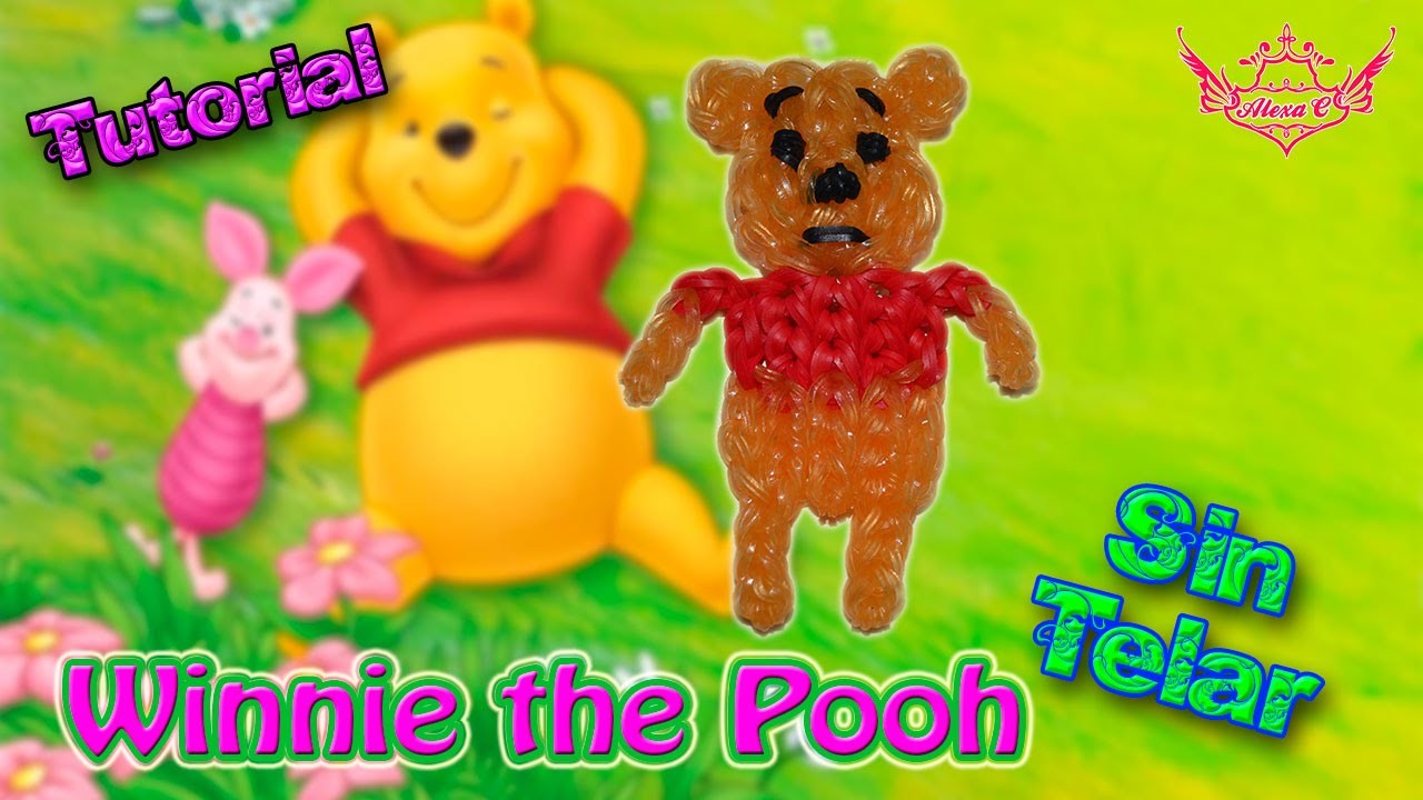 ♥ Tutorial: Winnie the Pooh de gomitas (sin telar) ♥