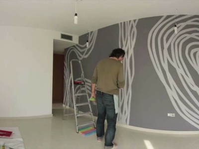 Una obra de arte en la pared del dormitorio (en 2 minutos)