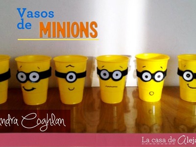 Vasos de Minions -  DIY Minions party cups