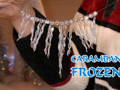 Carambanos y Collar Frozen y Decoracion Arbol Navidad PET