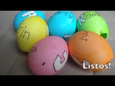 Cómo decorar huevos de pascua