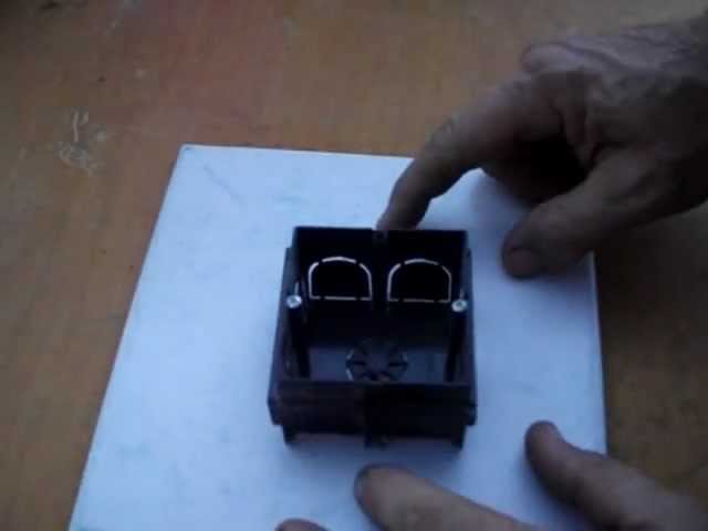 Cómo hacer agujeros para cajas de mecanismo o empalme, con amoladora o radial.