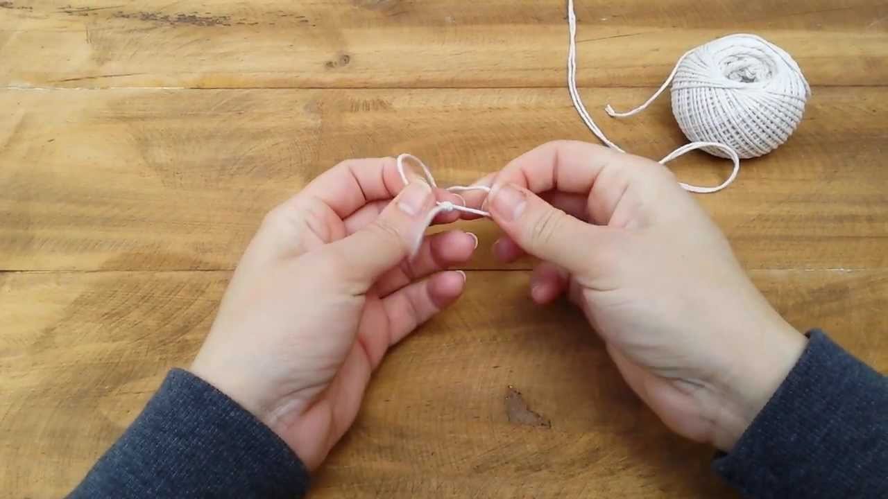 DIY: Cómo tejer un cordón con las manos