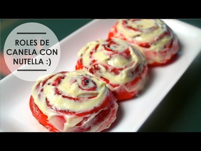 ROLES DE CANELA C.NUTELA! (rojos) ♥