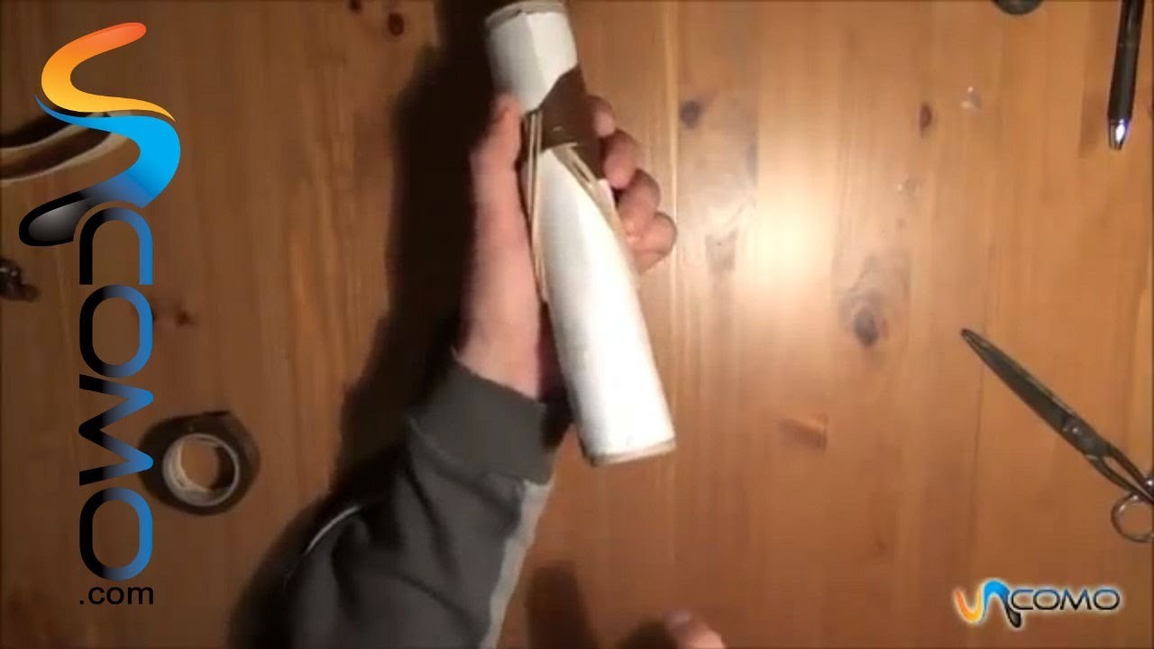 Cómo hacer un bazuca de papel