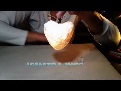 Cómo hacer un corazón con luces para decorar