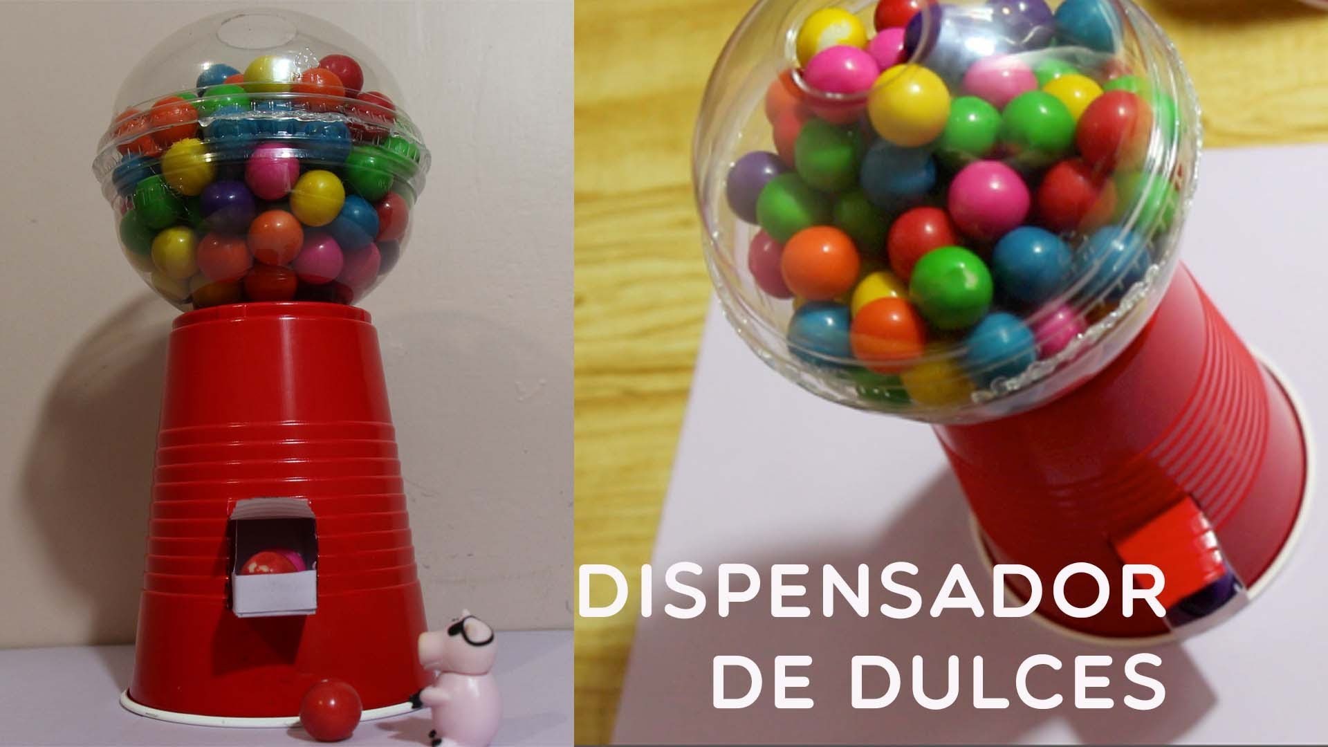 DIY: Dispensador de dulces ¡FÁCIL Y RÁPIDO! ❤ Regalo 14 feb