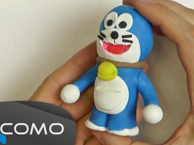 Hacer a Doraemon con plastilina