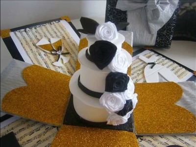 Manualidad Caja Explosiva (tema Novios)
